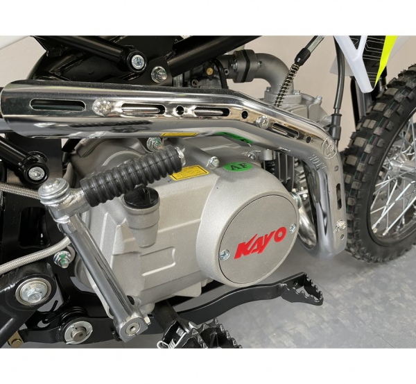 Kayo Dirtbike Kindermotocross TD125 mit 12/14“ Räder 4 Gang Schaltgetriebe